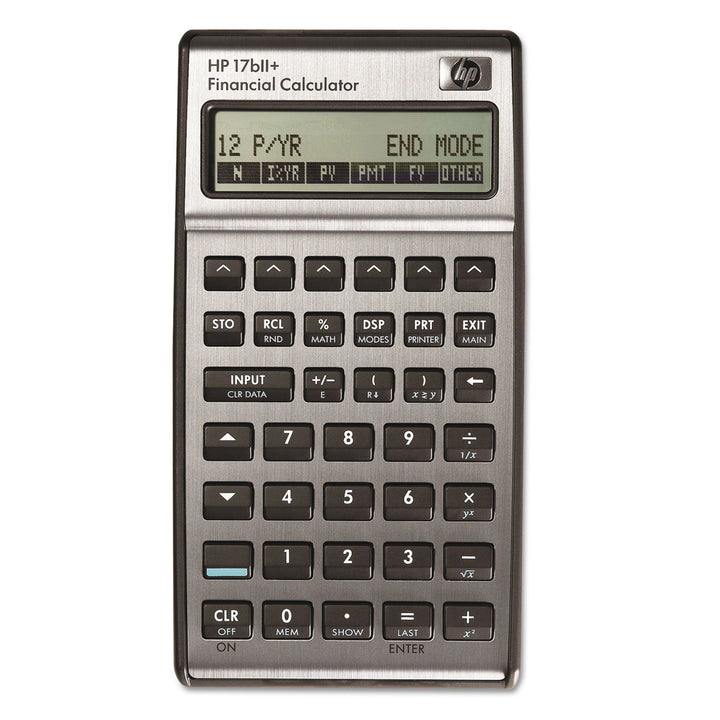 HP-17 B II Plus Hewlett Packard Finanzrechner Eingabelogik: Algebraisch/UPN
