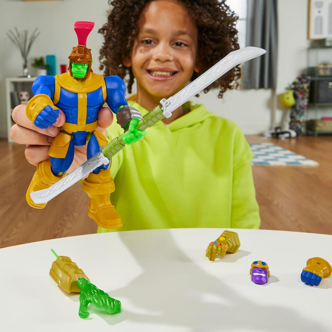 MixMashers Marvel Thanos individualisierbare Avengers Mix-and-Match Deluxe Action-Figur & Accessoire