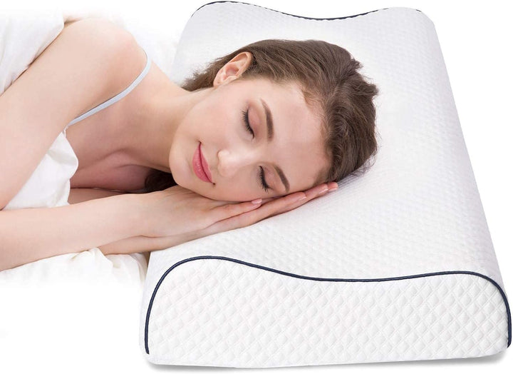 Fityou Ergonomisches Schlafkissen, Memory Foam Kopfkissen, nackenstützkissen, Höhenverstellbar, wasc