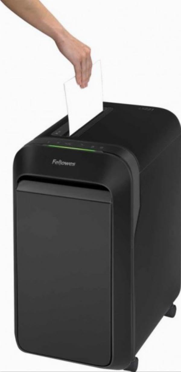 Fellowes 20 Blatt Aktenvernichter High Security (P5), Papierschredder für Büro, Powershred LX221, Mi