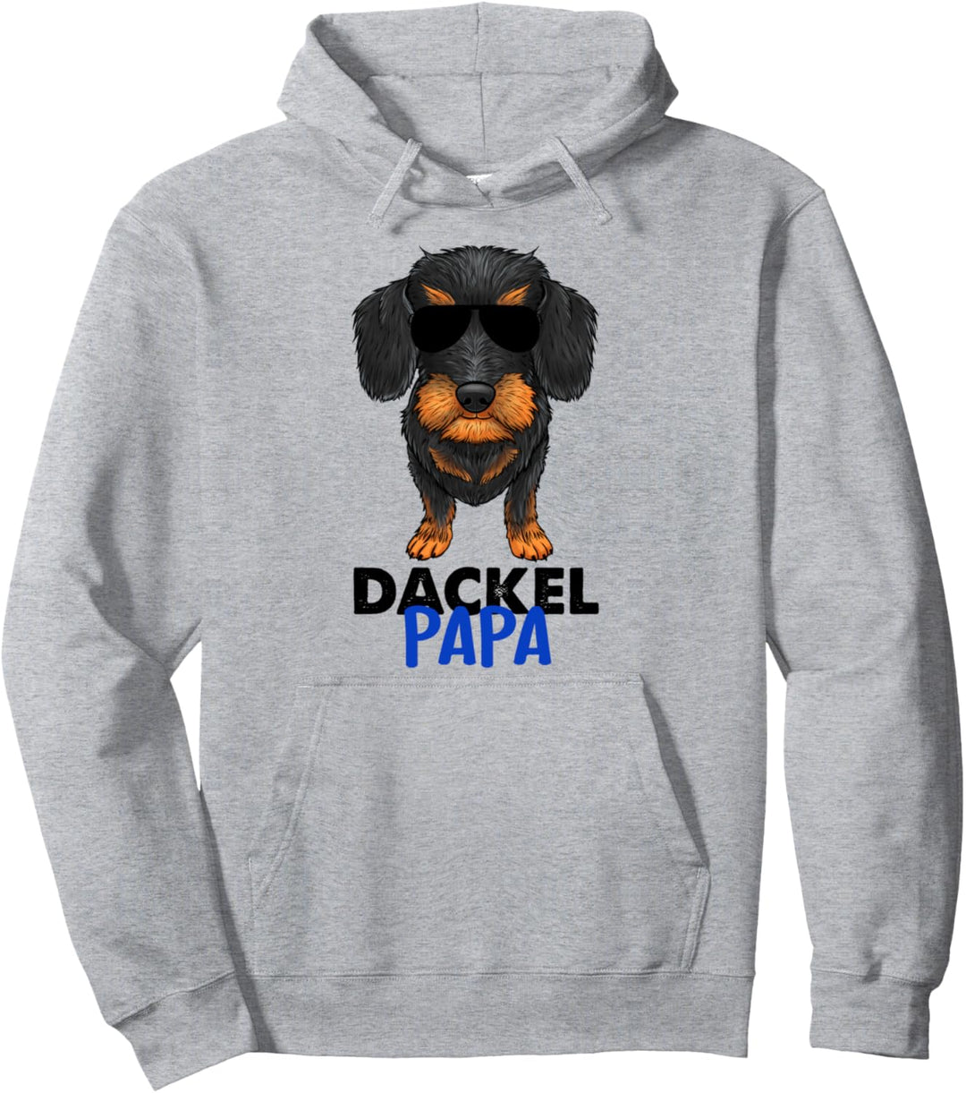 Best Dackel Dad Ever Rauhaar Dackel Pulli Hunde Dackel Papa Pullover Hoodie