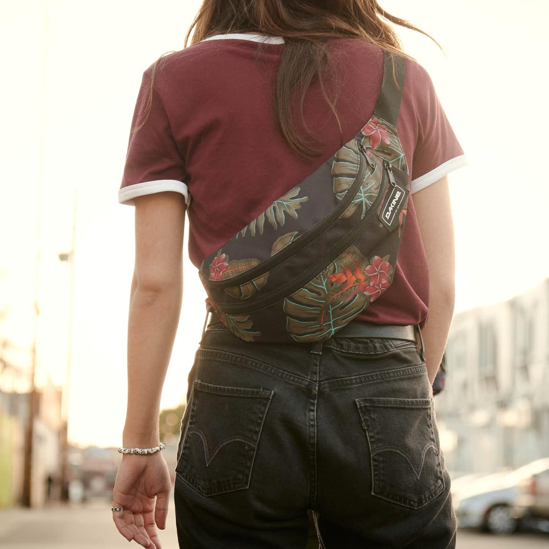 Dakine Hip Pack, Hüfttasche mit 2 Fächern mit Reissverschluss, Sonnenbrillenfach - Gürteltasche in E