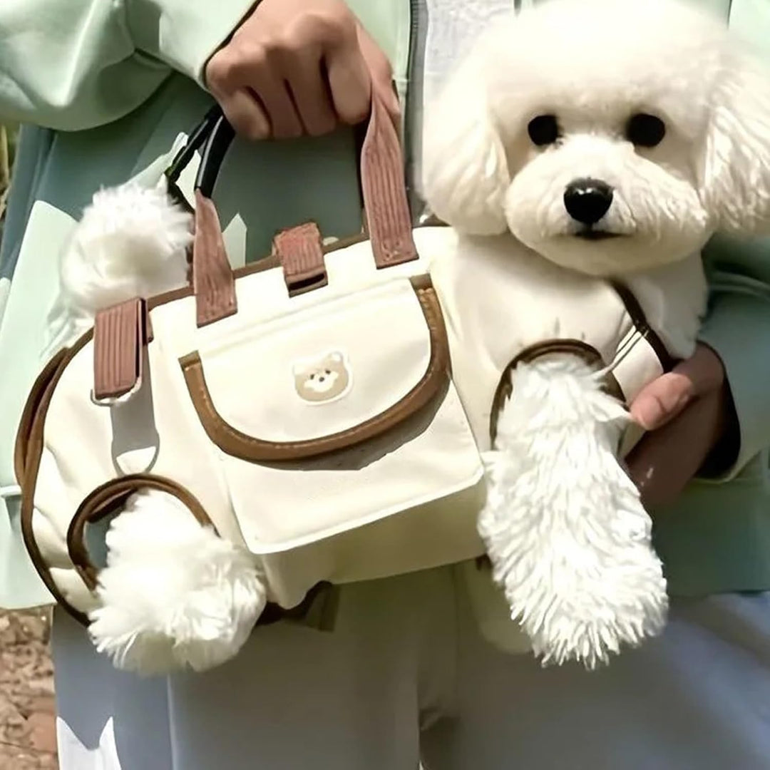 Kleine Hundetransporttasche, Outdoor Hundetrage Für Spaziergänge Mit Horizontaler Tragtasche, Tragba