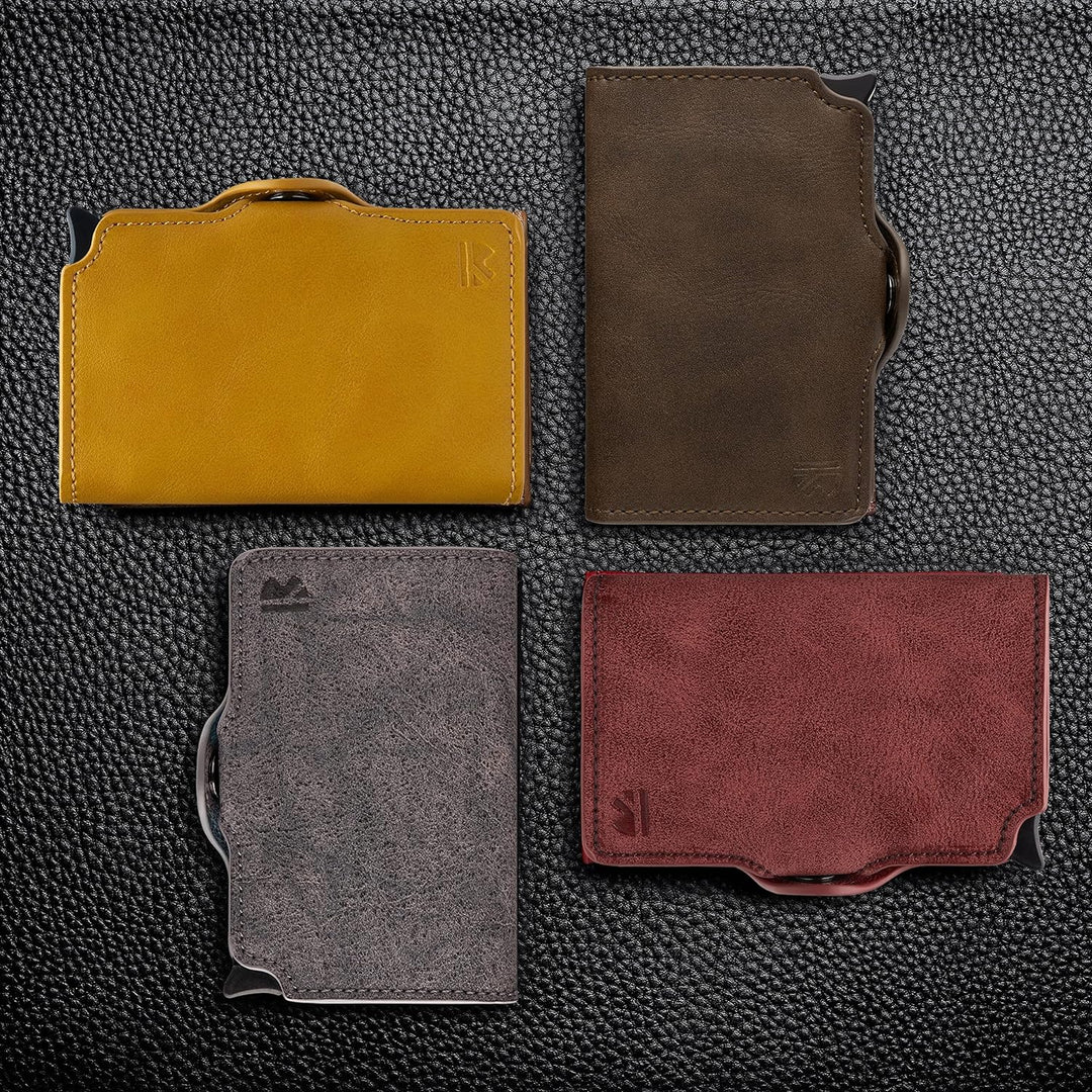 BEWMER 1 Geschütztes Kartenetui | Slim Wallet für Männer und Frauen | Kartenhalter mit RFID-Schutz u