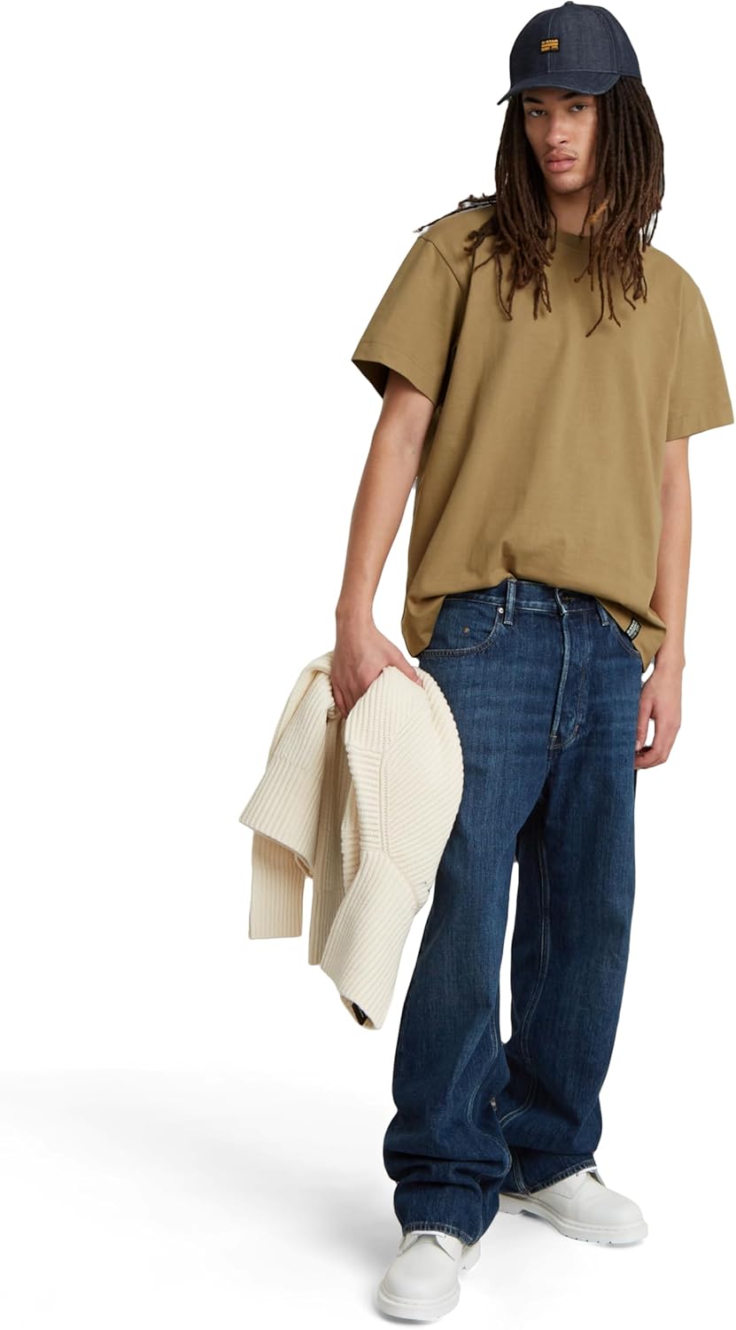 G-STAR RAW Herren Essential Loose T-Shirts XS Beige (Safari D23471-c784-b444), XS Beige (Safari D234