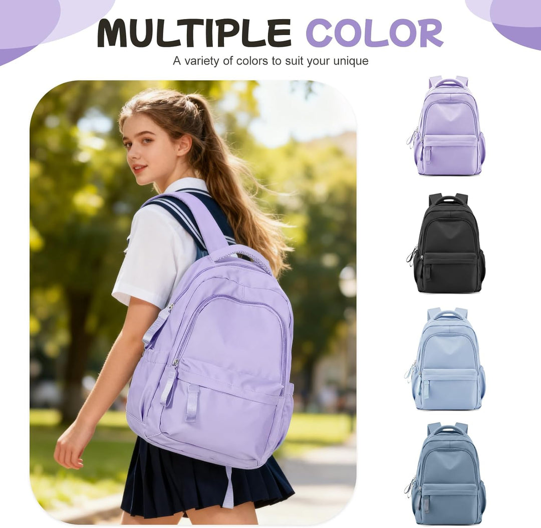 WEPLAN Schulrucksack Mädchen Jungen Rucksack Schule Teenager,Wasserdicht Rucksack School Bag,Schulra