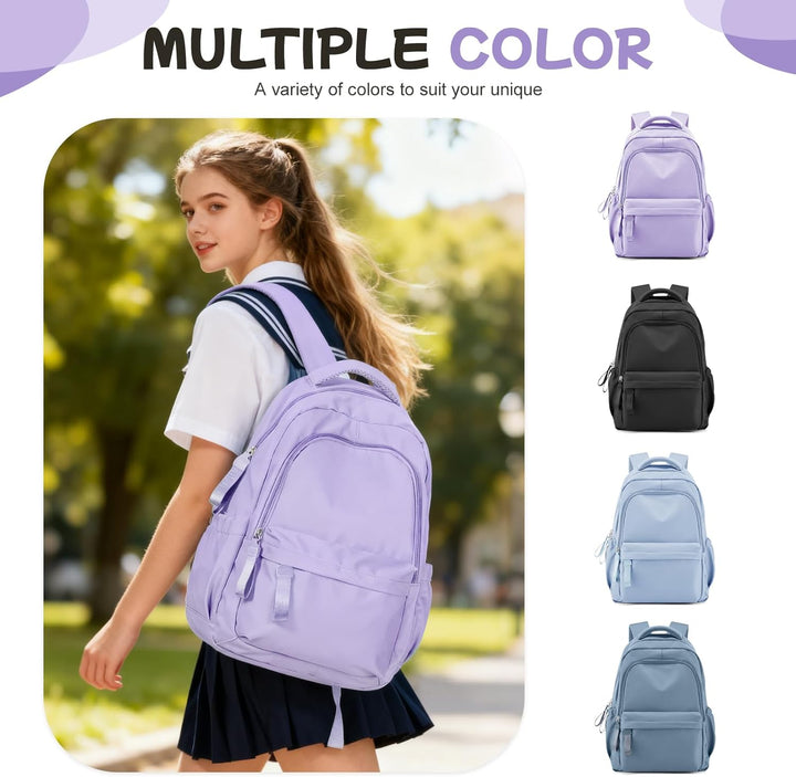 WEPLAN Schulrucksack Mädchen Jungen Rucksack Schule Teenager,Wasserdicht Rucksack School Bag,Schulra