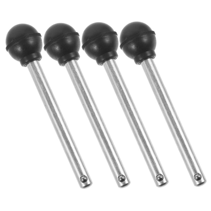 Toyvian 4 Stück Kugelkopf Sicherungsstifte aus Stahl 10x95mm für Gewichtsstapel Gym Zubehör Krafttra