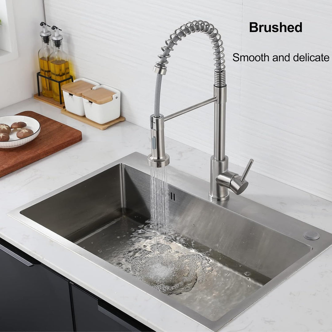 Wasserhahn Küche - Küchenarmatur mit Brause Ausziehbar 360° Schwenkbar Spültischarmatur Küche Mischb