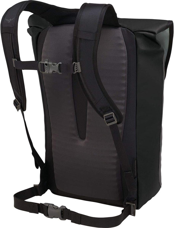 Osprey Transporter Flap Reisetasche, unisex - Black O/S Schwarz Rucksack, Schwarz Rucksack