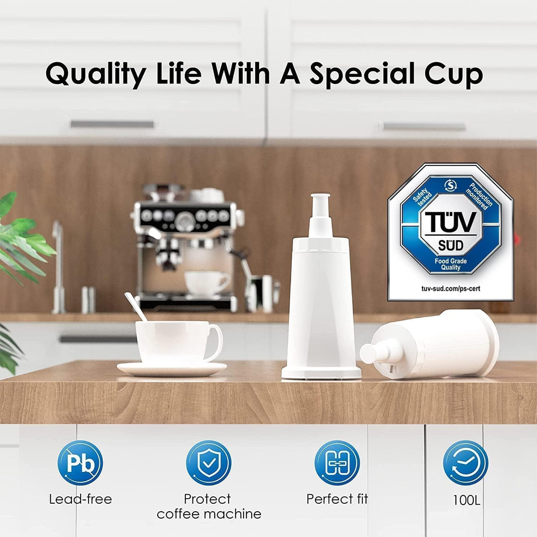 Waterdrop Filter, Ersatz für Sage® Barista Express Pro Wasserfilter, BES008, SES008/SES810/SES875/SE