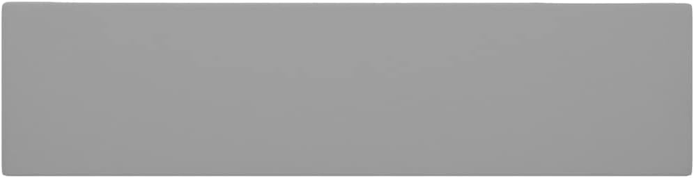 WIFESE Badezimmer-Waschbecken mit Überlauf Keramik Hellgrau 48x25x15 cm Aufsatzwaschbecken Badezimme