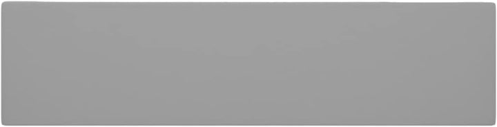 WIFESE Badezimmer-Waschbecken mit Überlauf Keramik Hellgrau 48x25x15 cm Aufsatzwaschbecken Badezimme