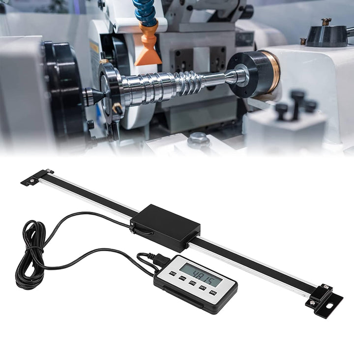0-300mm LCD Digitalanzeige Drehbank Linearmassstab mit Montagezubehör für Fräsmaschinen Drehmaschine