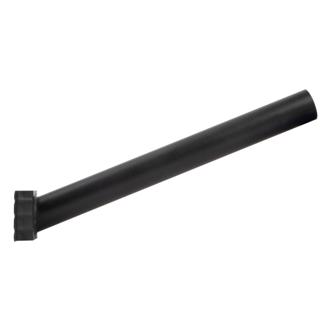Jandei Schwarze Halterung aus Stahl, für den Aussenbereich, für Pfosten oder Wand, 45 cm, Länge 4,7