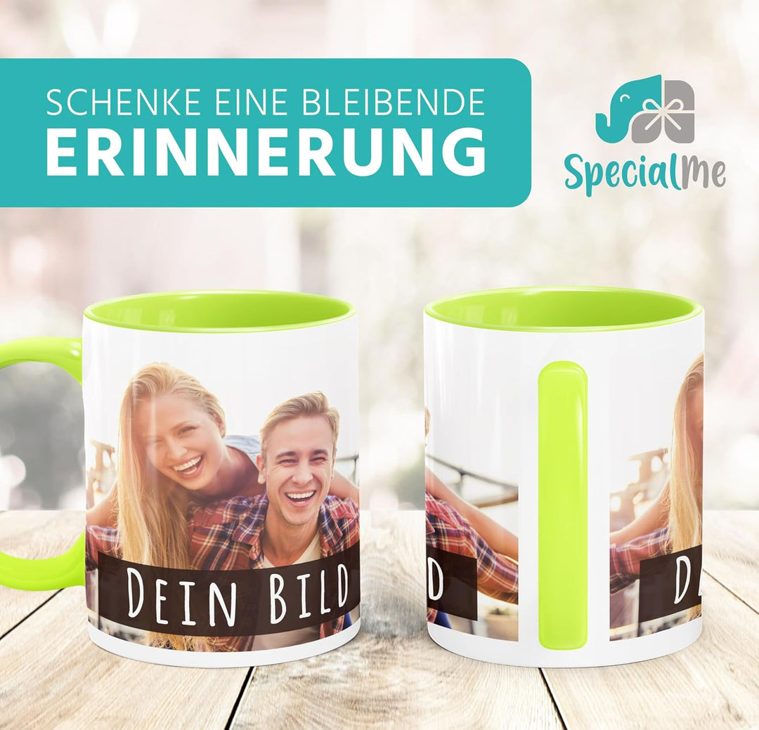 personalisierte Fototasse mit eigenem Foto persönliches Geschenk Kaffeetasse mit Bild selbst gestalt