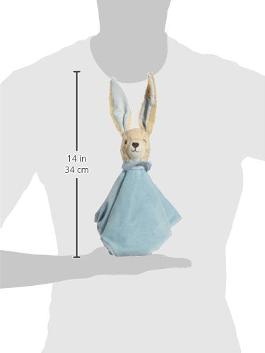 Steiff Hoppel Hase Schmusetuch - 28 cm - Kuscheltier für Babys - weich & waschbar - blau (237478), B