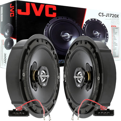 JVC CS-J1720X Koaxial Lautsprecher (17 cm, 2-Wege) schwarz Single, Single