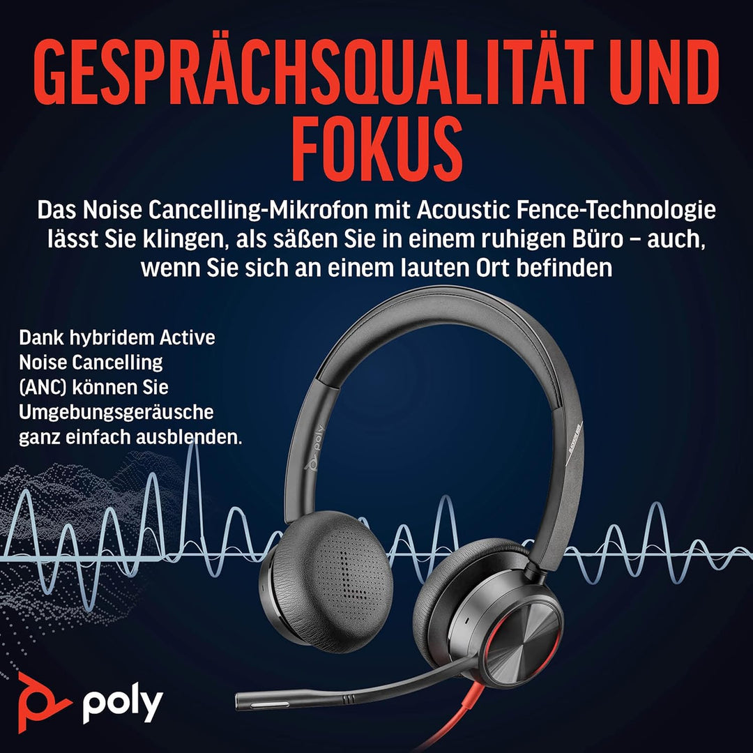 Poly Headset Blackwire C8225 Teams USB-A/C etail