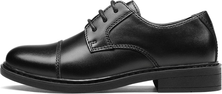 Bruno Marc Schnürhalbschuhe Jungen Anzugschuhe Derby Oxford Hochzeit Party Schuhe 32 EU Schwarz, 32