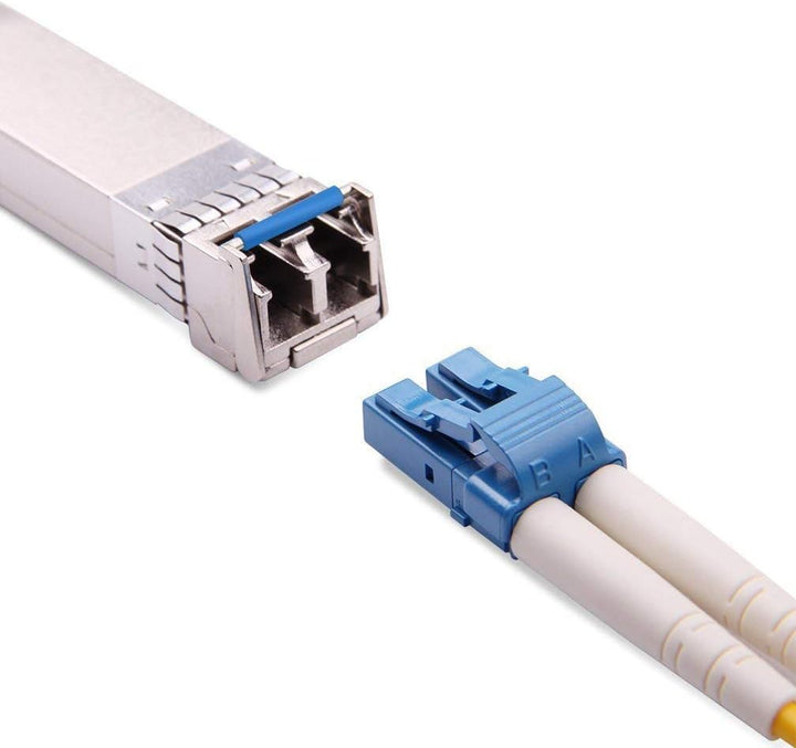 【2Pack】 10Gb/S SFP+ Singlemode Transceiver (10km, 1310nm), 10Gbit SFP+ LR LC Modul für Intel E10GSFP