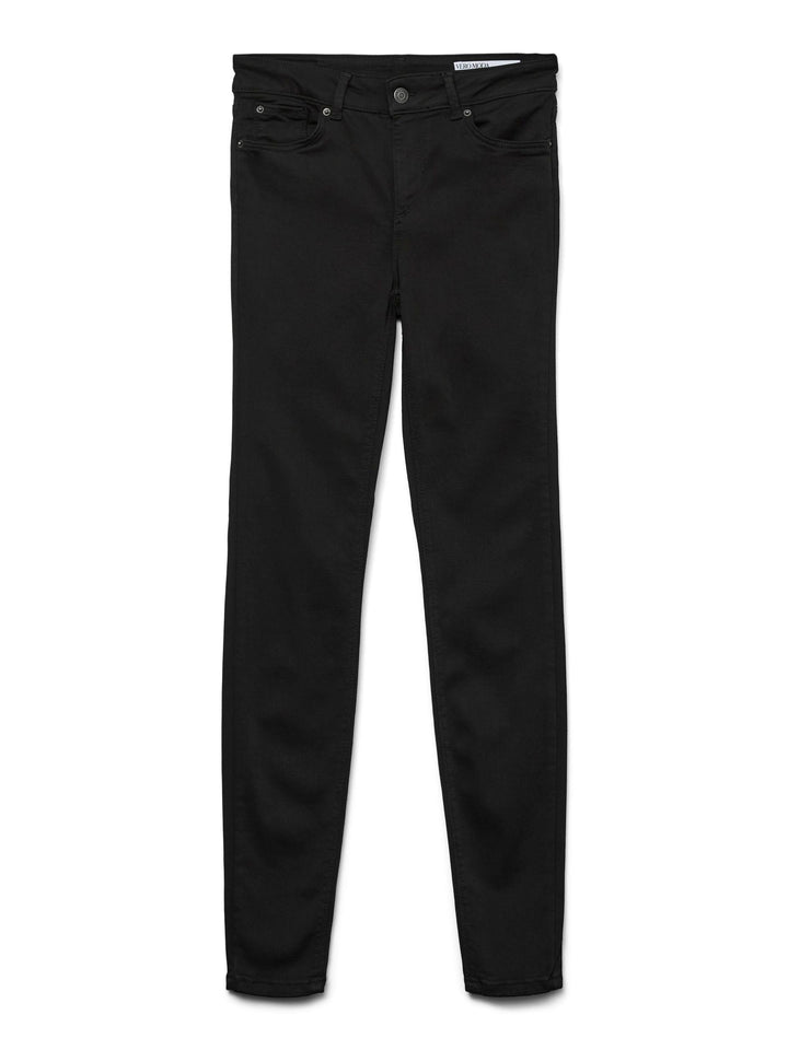 VERO MODA VMLUX MR Slim Jeans RI101 GA NOOS XXS / 30L Schwarz, XXS / 30L Schwarz