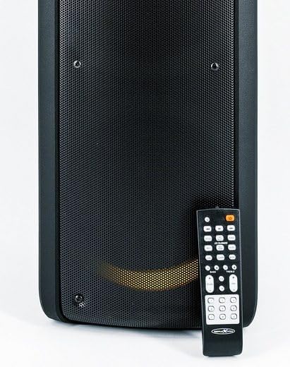 REFLEXION PS09BT DJ Karaoke PA-Anlage, mobil mit Akku und Lichteffekten (Bluetooth, True Wireless St