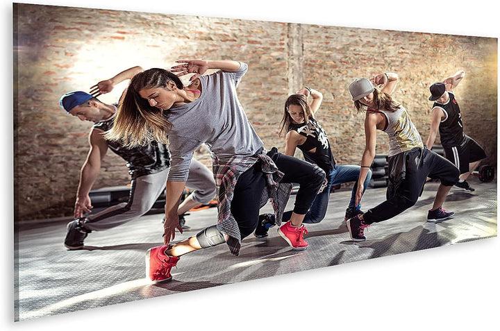 islandburner Bild auf Leinwand Break Dance Gruppe Tanz Unterricht Bilder Wandbilder Poster Leinwand