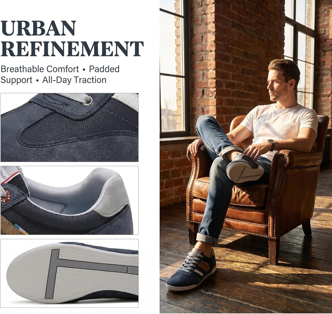 ARRIGO BELLO Sneaker Herren Schuhe Business Freizeitschuhe Leichte Trainers für Walking, Laufen, Spo