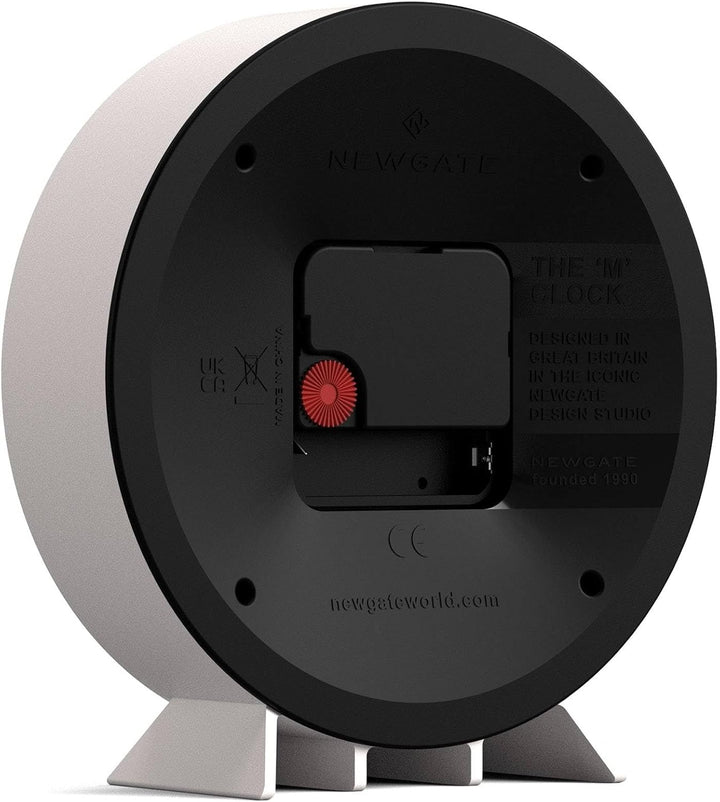 NEWGATE® M Mantel - Silent Sweep Kaminuhr - 'No Tick' - Moderne Kaminuhr - Kleine Uhr - Wohnzimmeruh