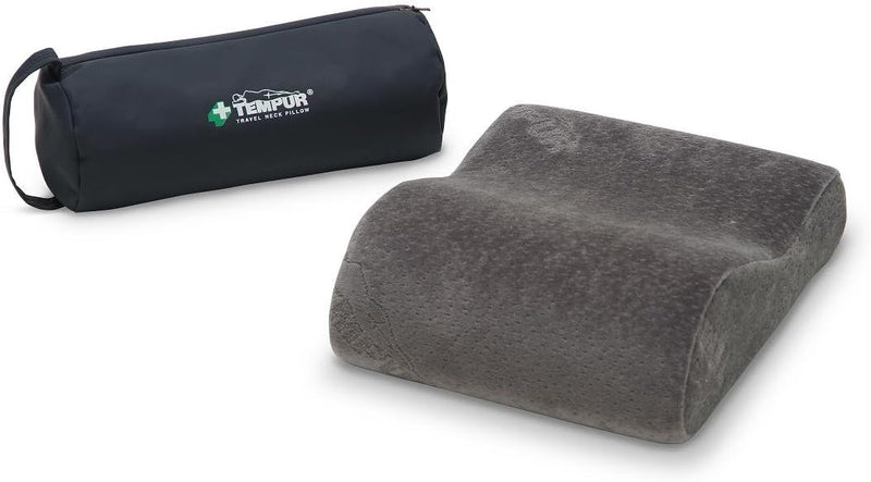 Tempur Reisekissen, Reise Nackenkissen inklusive Tragetasche - 25 x 31 x 10/7 cm - Braun