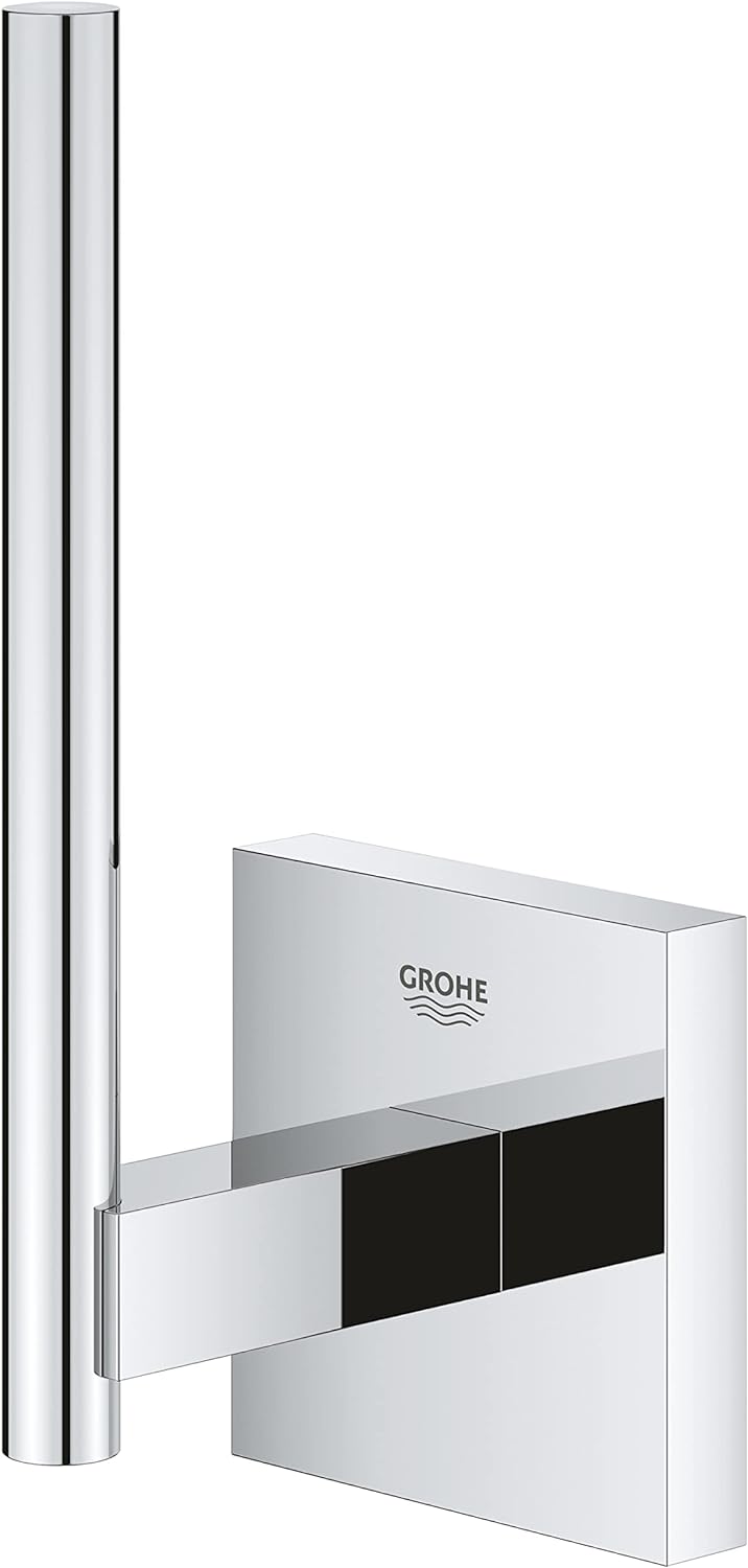 GROHE Start Cube - Reservepapierhalter (Wandmontage, verdeckte Befestigung, Material: Metall), chrom