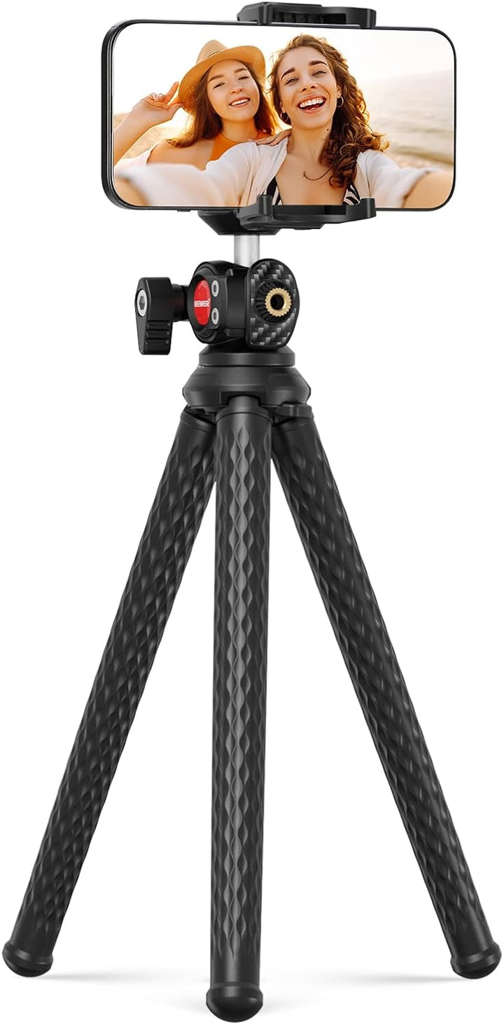 NEEWER Kamerastativ mit Fernbedienung, Mini Flexibl Stativ mit Action Kamera Mount Adapter für Hero