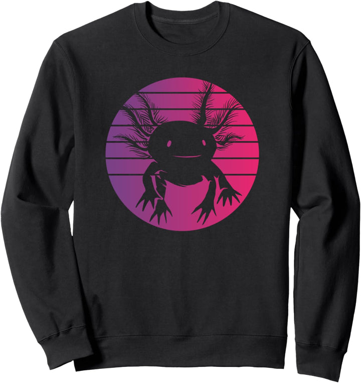 Axolotl Retro Style Vintage Sweatshirt