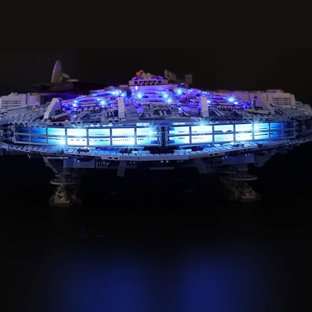 BRIKSMAX Led Beleuchtungsset für Lego Star Wars Millennium Falcon, Kompatibel Mit Lego 75192 Baustei