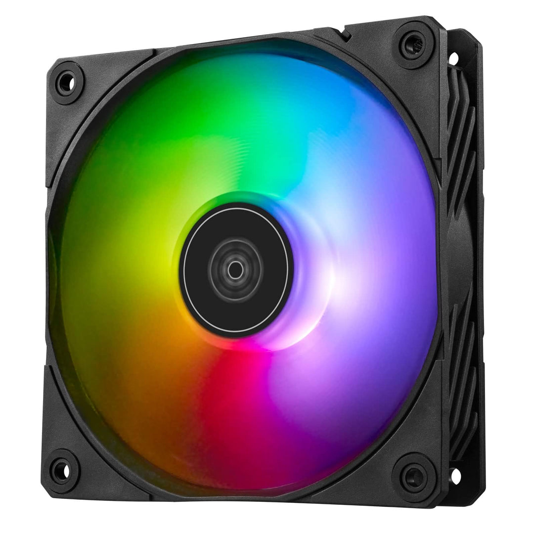 SilverStone Technology SST-SF120B-ARGB - Shark Force Leistungsverstärkter 120-mm-PWM-ARGB-Lüfter 120
