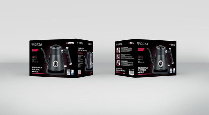 ECG Forza 5000 Pour over Nero, 1200W, 0,8 l 0.8 Liter Schwarz, 0.8 Liter Schwarz