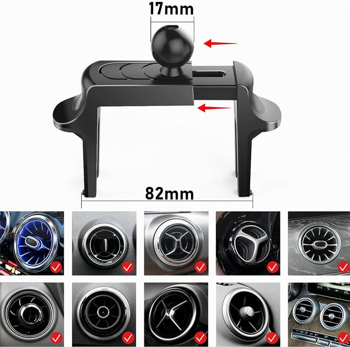 TTCR-II Handyhalterung Compatible Avec Mercedes A/B/C/E/S Klasse 2016-2023 für GLC/GLE/GLS/GLB Klass