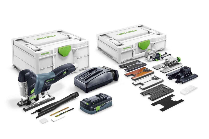 Festool Akku-Pendelstichsäge PSC 420 HPC 4,0 EBI-Set CARVEX (mit Akkupack, Schnellladegerät, Stichsä