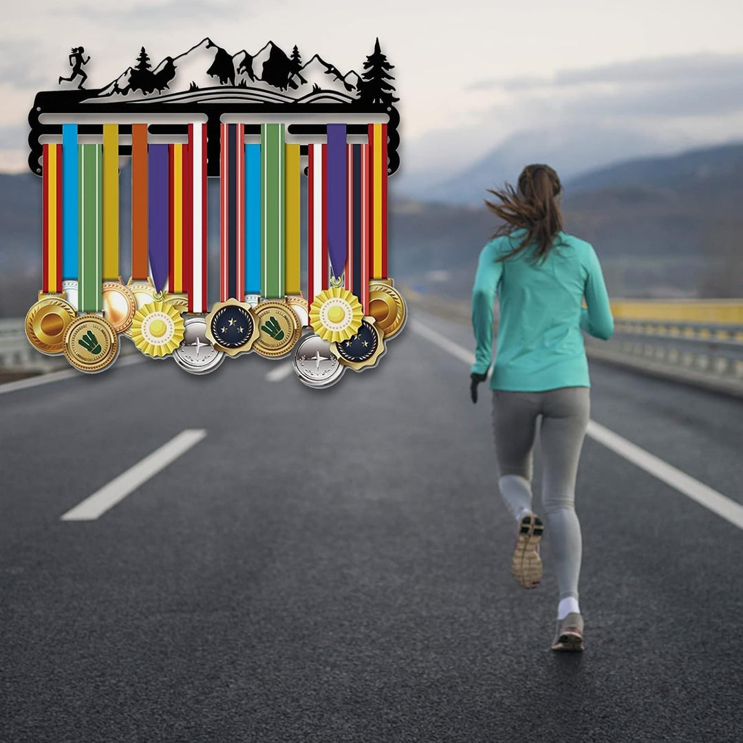SUPERDANT Laufen Frauen Medaillenaufhänger Display Laufen Medaillenhalter Aufhänger Marathon Medaill