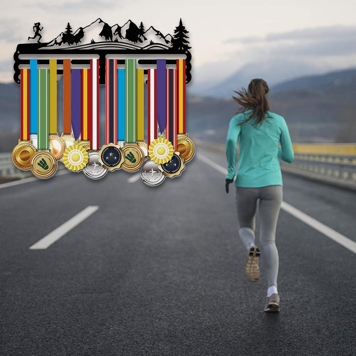 SUPERDANT Laufen Frauen Medaillenaufhänger Display Laufen Medaillenhalter Aufhänger Marathon Medaill