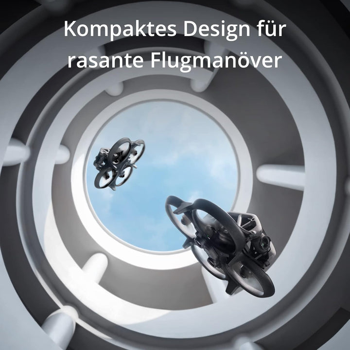 DJI Avata Explorer Combo – Drohne mit Kamera, UAV Quadrokopter mit stabilisiertem 4K-Video, Sichtfel