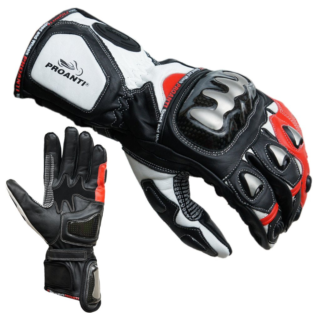 PROANTI Motorradhandschuhe Racing Pro Motorrad Handschuhe, M