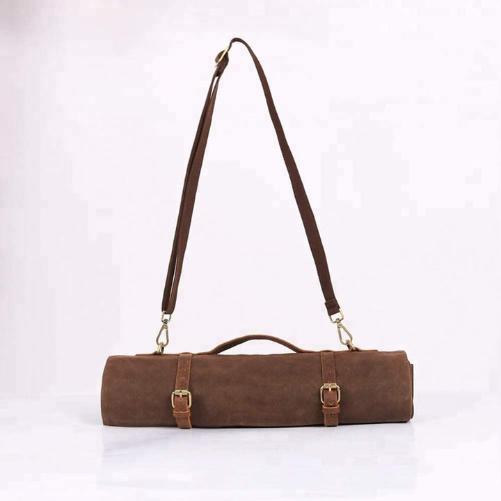 Messertasche,Messer-Rolltasche Kochmesser Rolltasche Messerkoffer mit 8 Fächern für Messer und Löffe