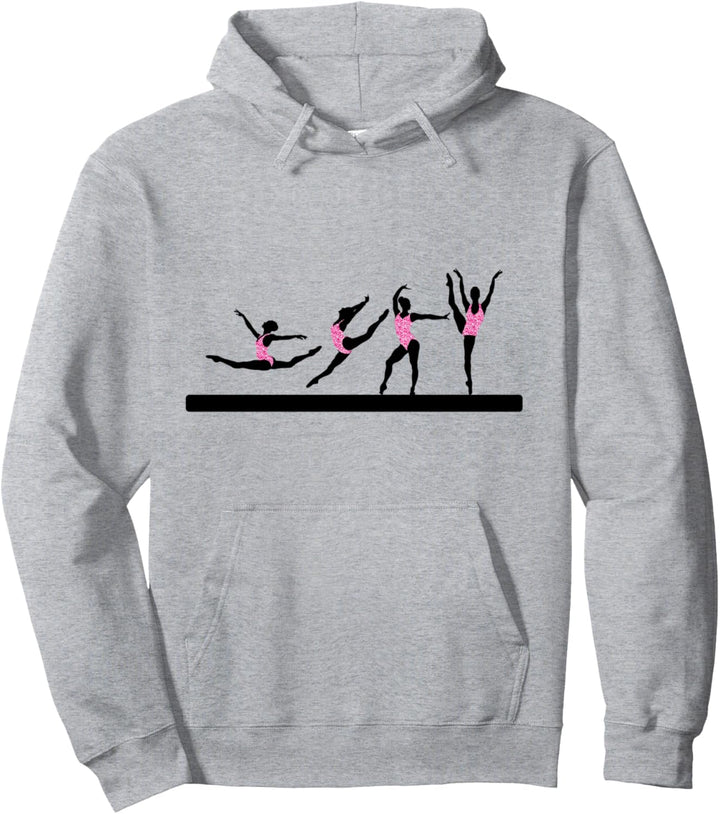 Gymnastik Akrobatik Mädchen Vier Kampfgymnastik Pullover Hoodie