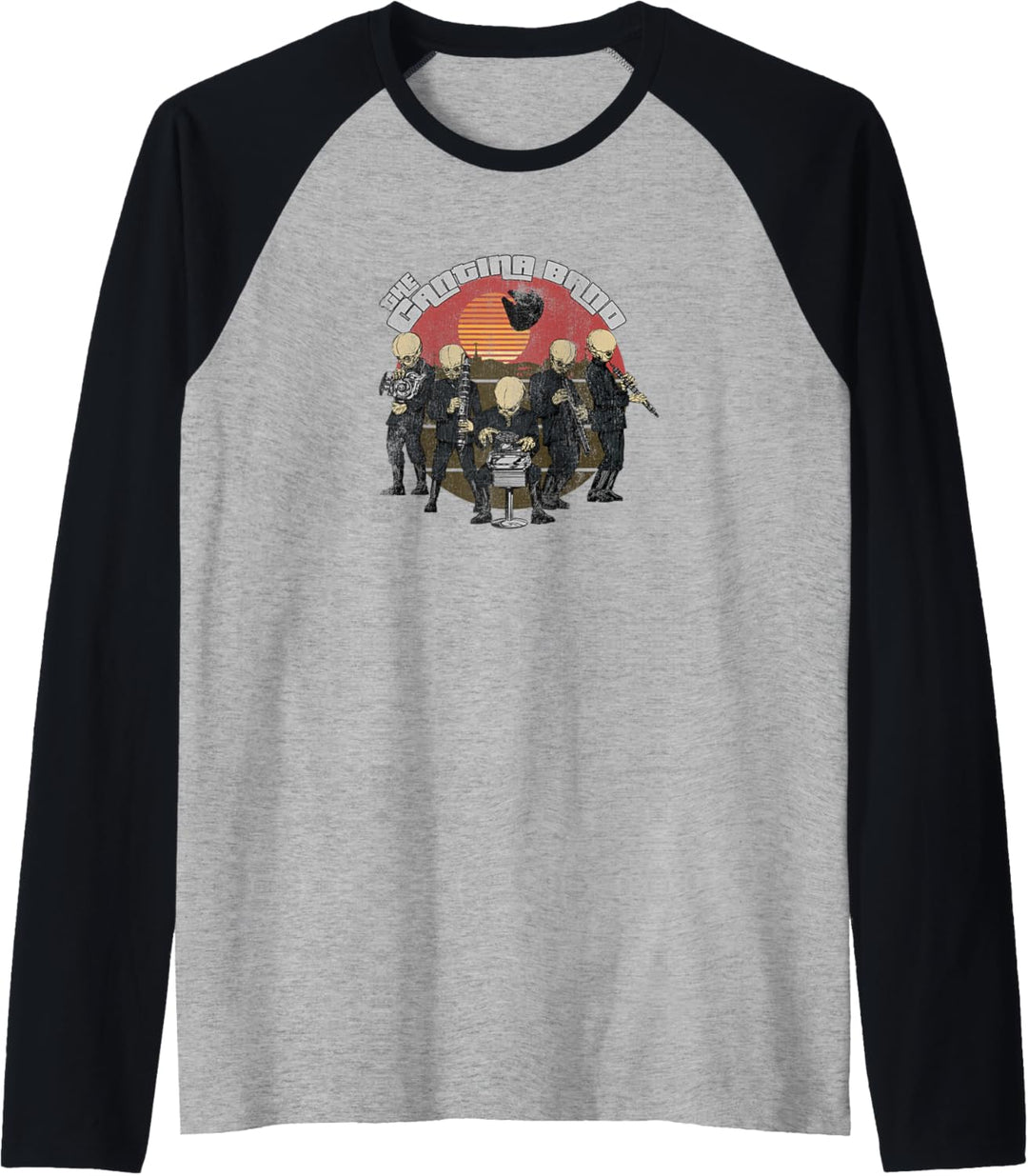 Star Wars Vintage Cantina Band Badge Raglan