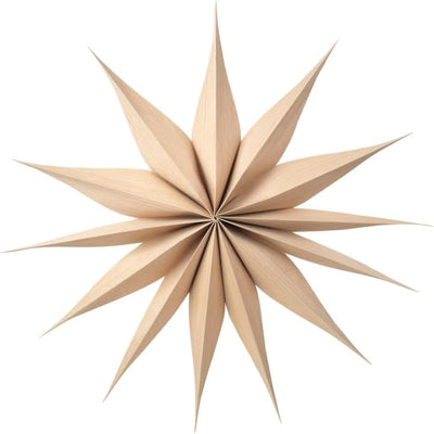 Broste Copenhagen Venok Stern, Sperrholz, Natural, L Deko Stern L Natural, Deko Stern L Natural