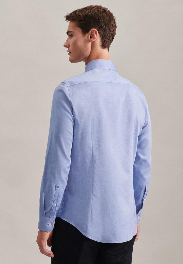 Seidensticker Herren Hemd 36 Blau, 36 Blau