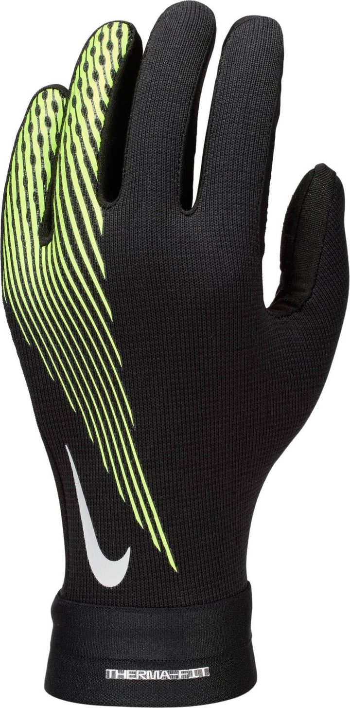 Nike Unisex Jugend Academy Thermafit-Ho24 Handschuhe M Black/Black/Volt, M Black/Black/Volt