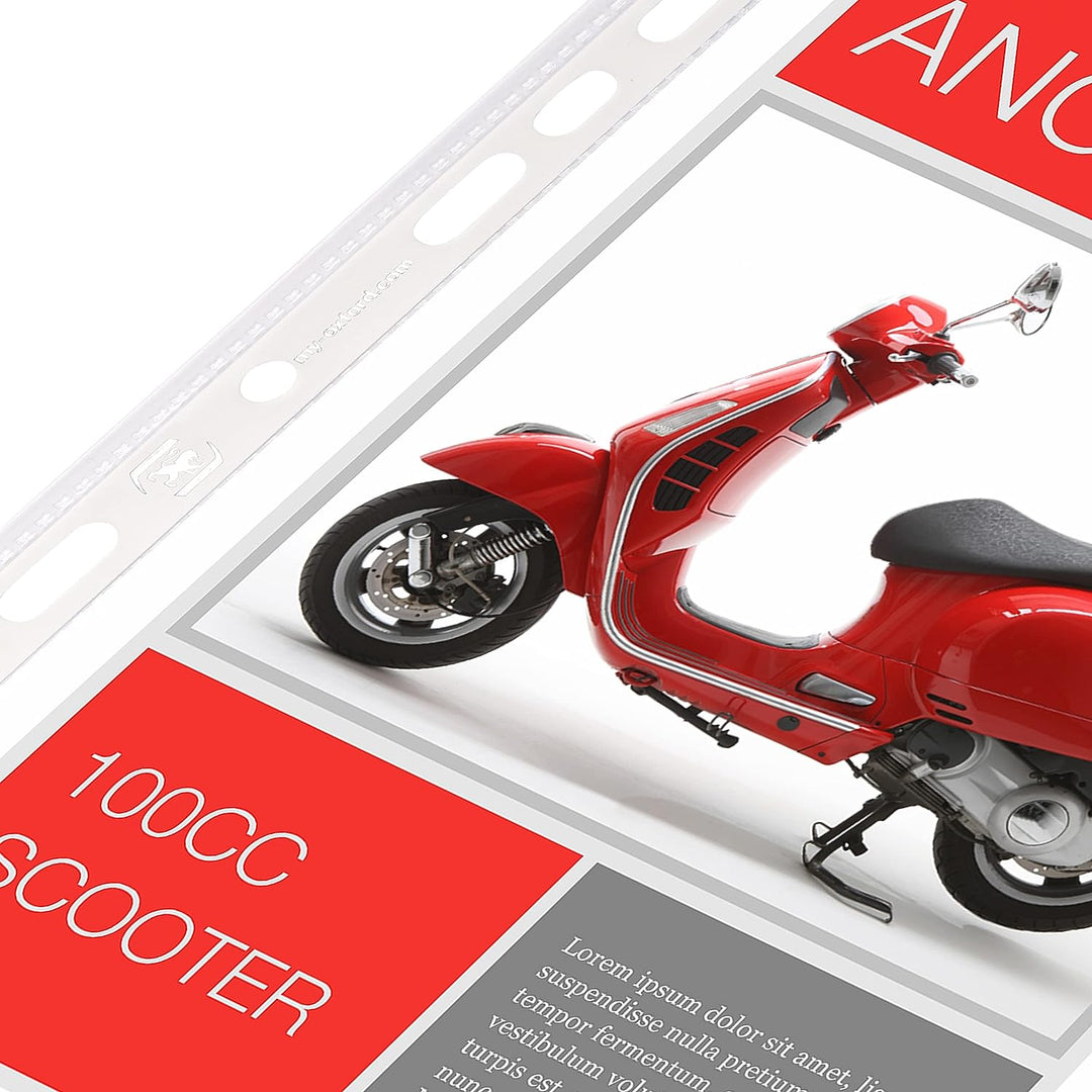 Wedo 585101 Konferenzmappe Elegance, schwarz & Oxford Prospekthüllen A5, Economy, DIN A5, glasklar,o